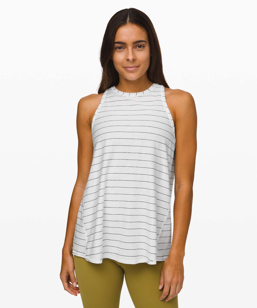 lululemon all tied up tank striped