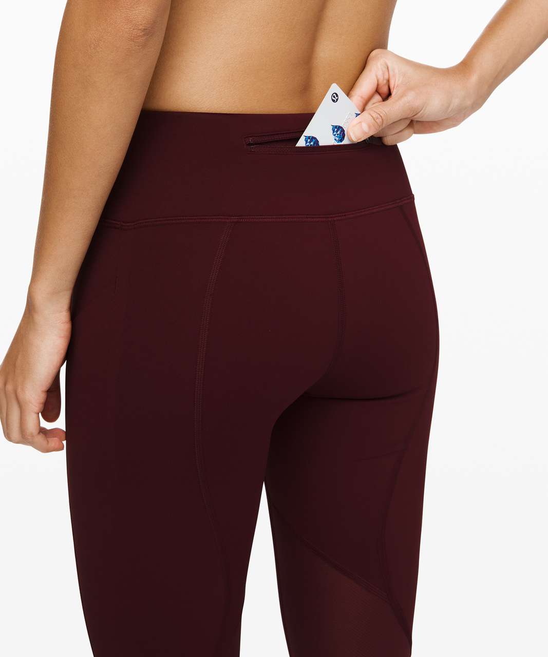 Lululemon Pace Rival Crop *22" - Garnet