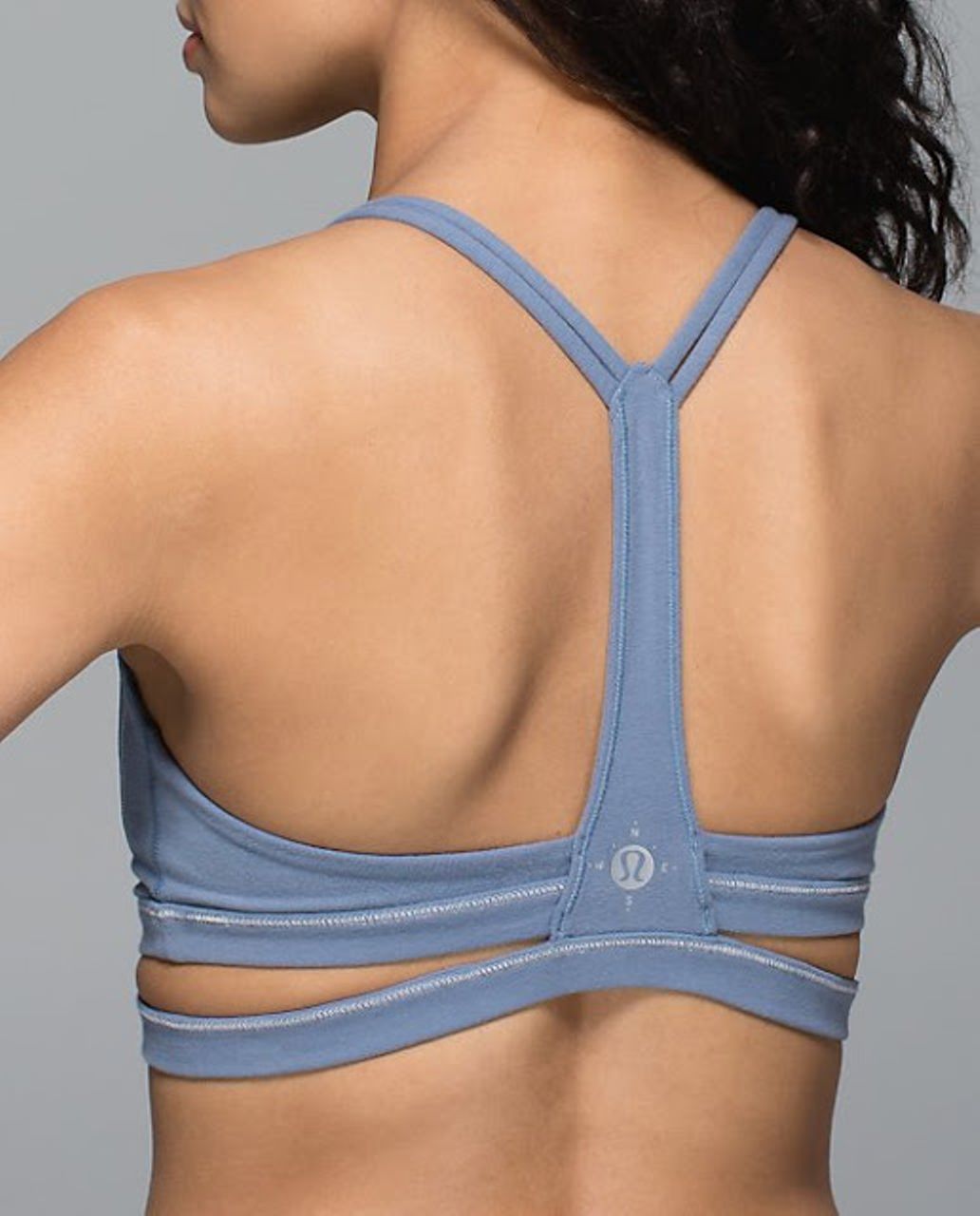 Lululemon Rue Boheme Bra - Blue Denim / Peach Fuzz