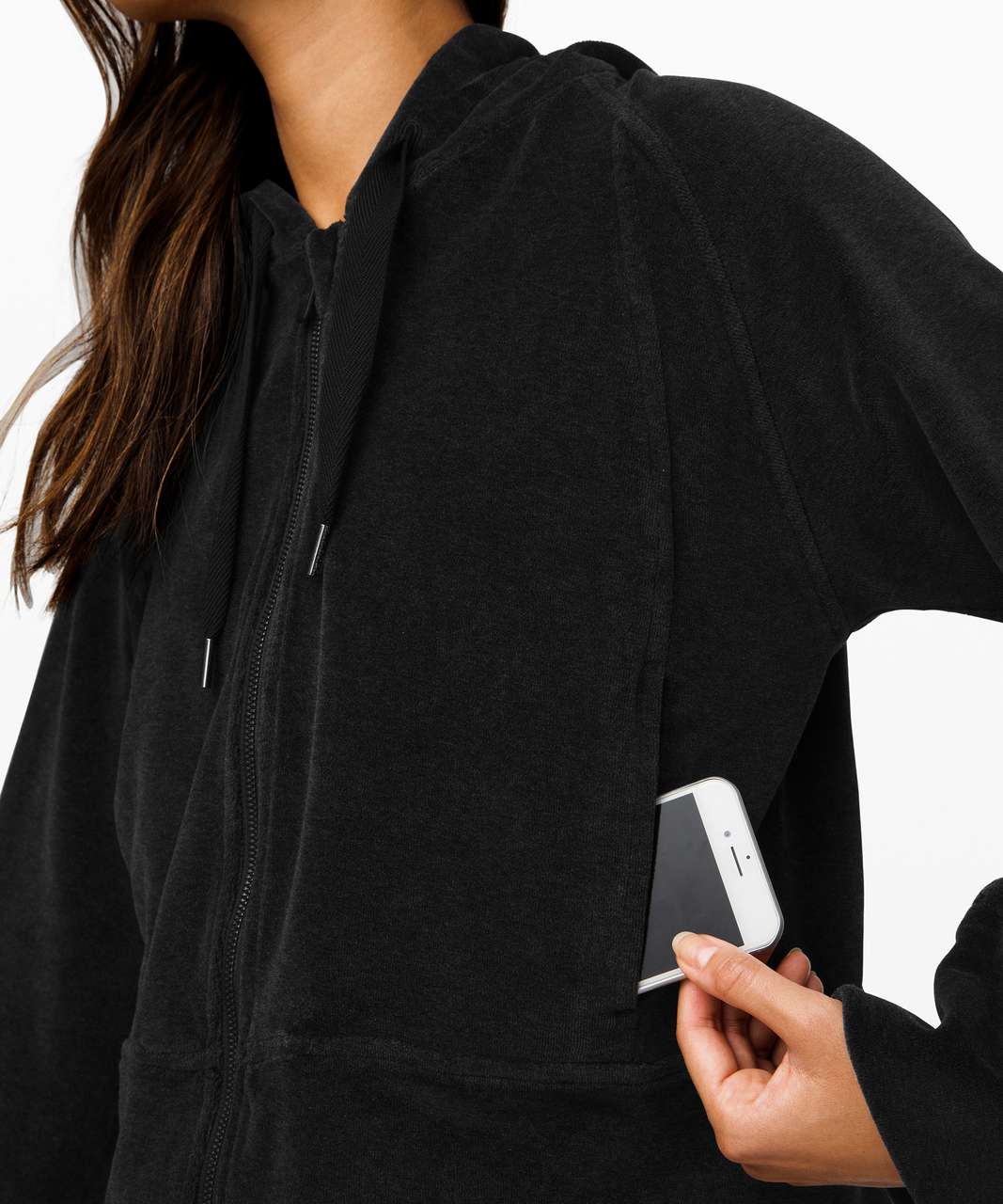 Lululemon Morning Restore Hoodie - Heathered Black