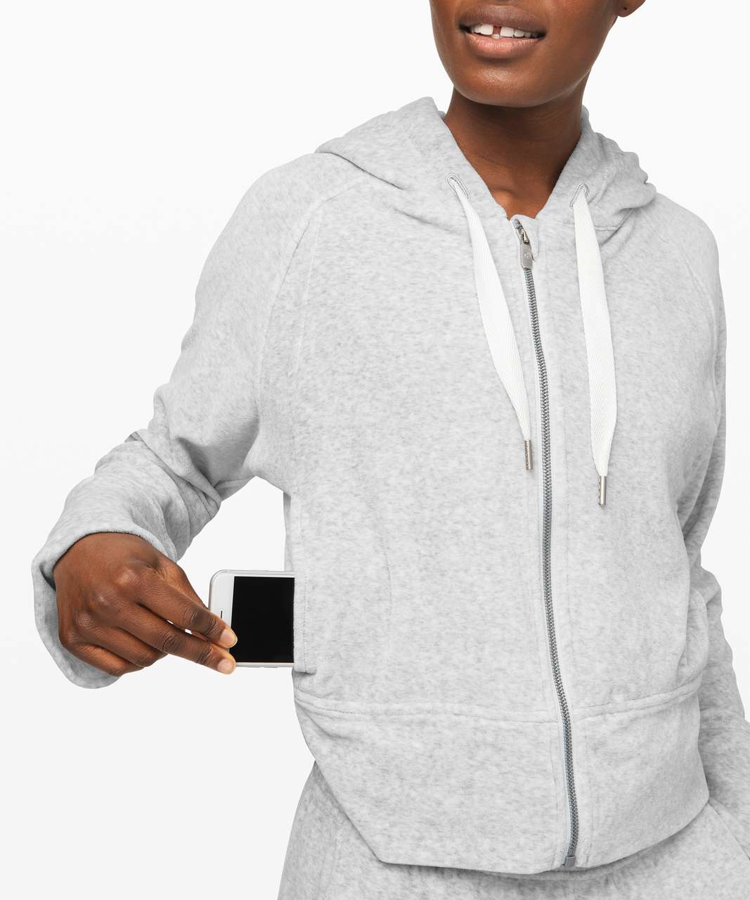 Lululemon Morning Restore Hoodie - Heathered Core Ultra Light Grey