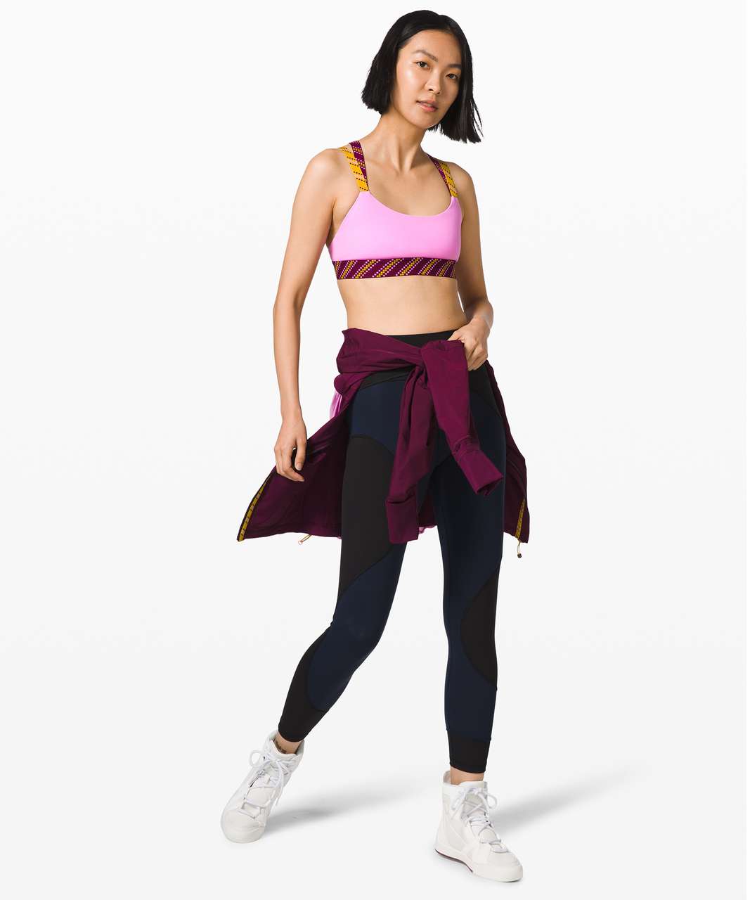 Lululemon Inner Expanse Bra *lululemon x Roksanda - Candy Pink / Marvel /  Honeycomb - lulu fanatics