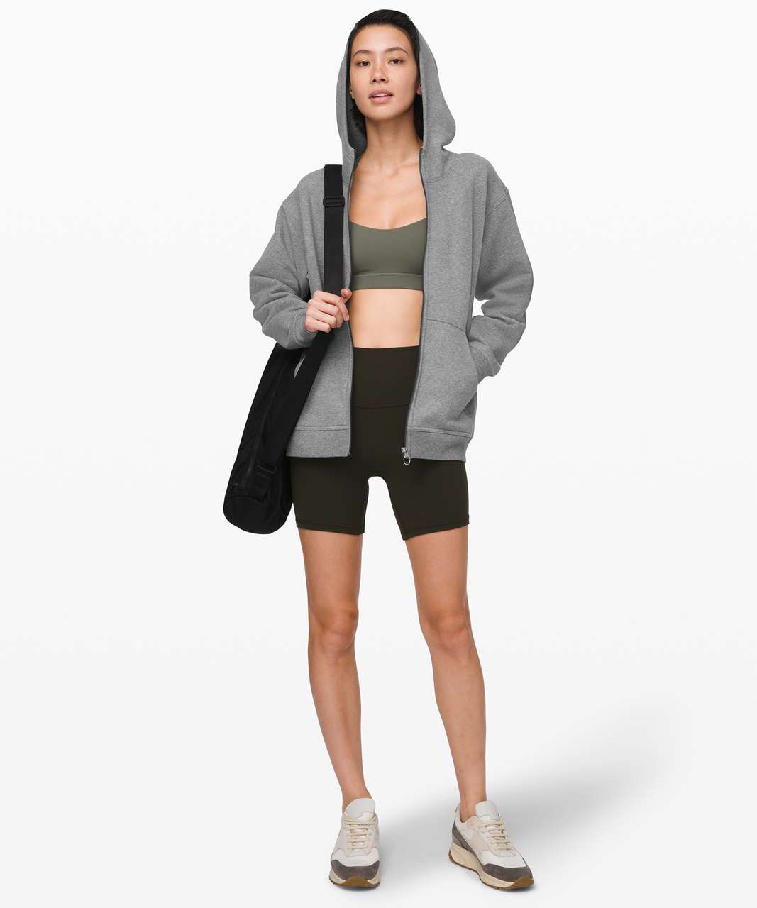 Lululemon All Yours Zip Hoodie - Heathered Core Medium Grey