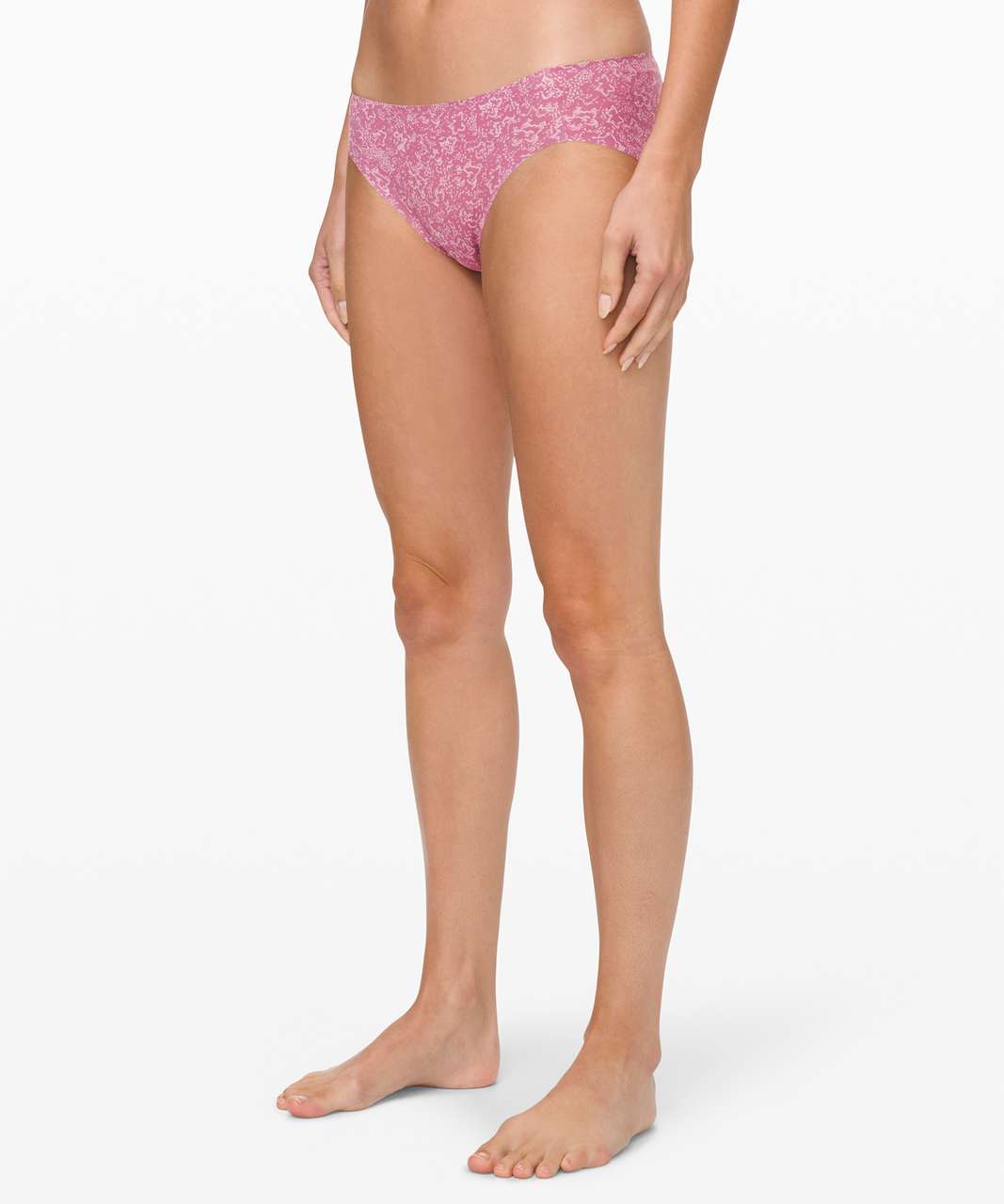 Lululemon Namastay Put Hipster - Floral Stitch Pink Taupe Moss Rose