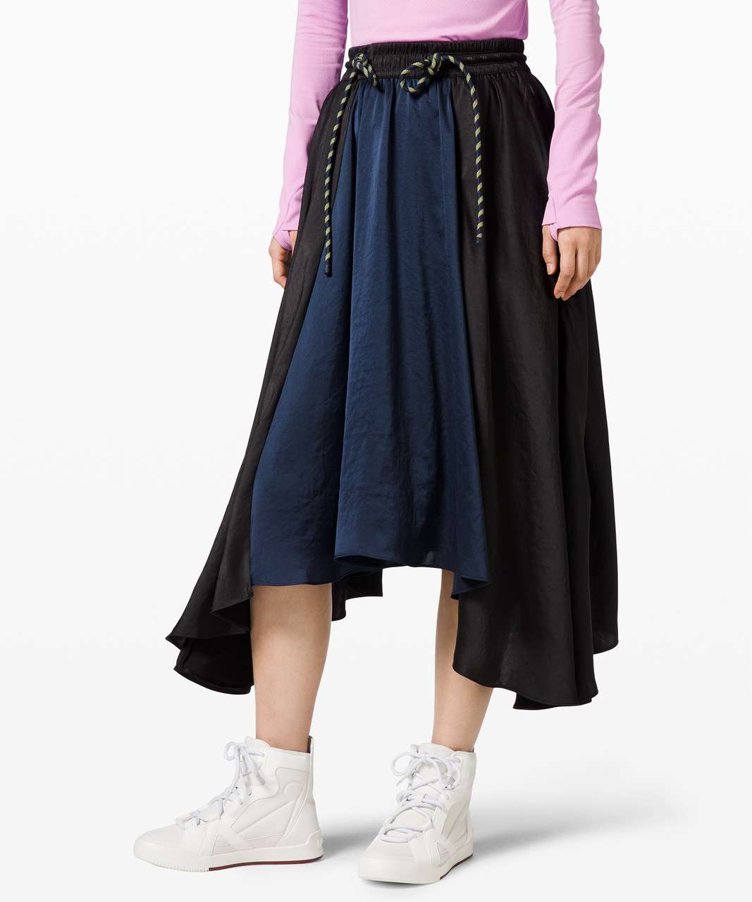 Lululemon Face Forward Skirt *lululemon x Roksanda - Black / True Navy / Sonic Yellow