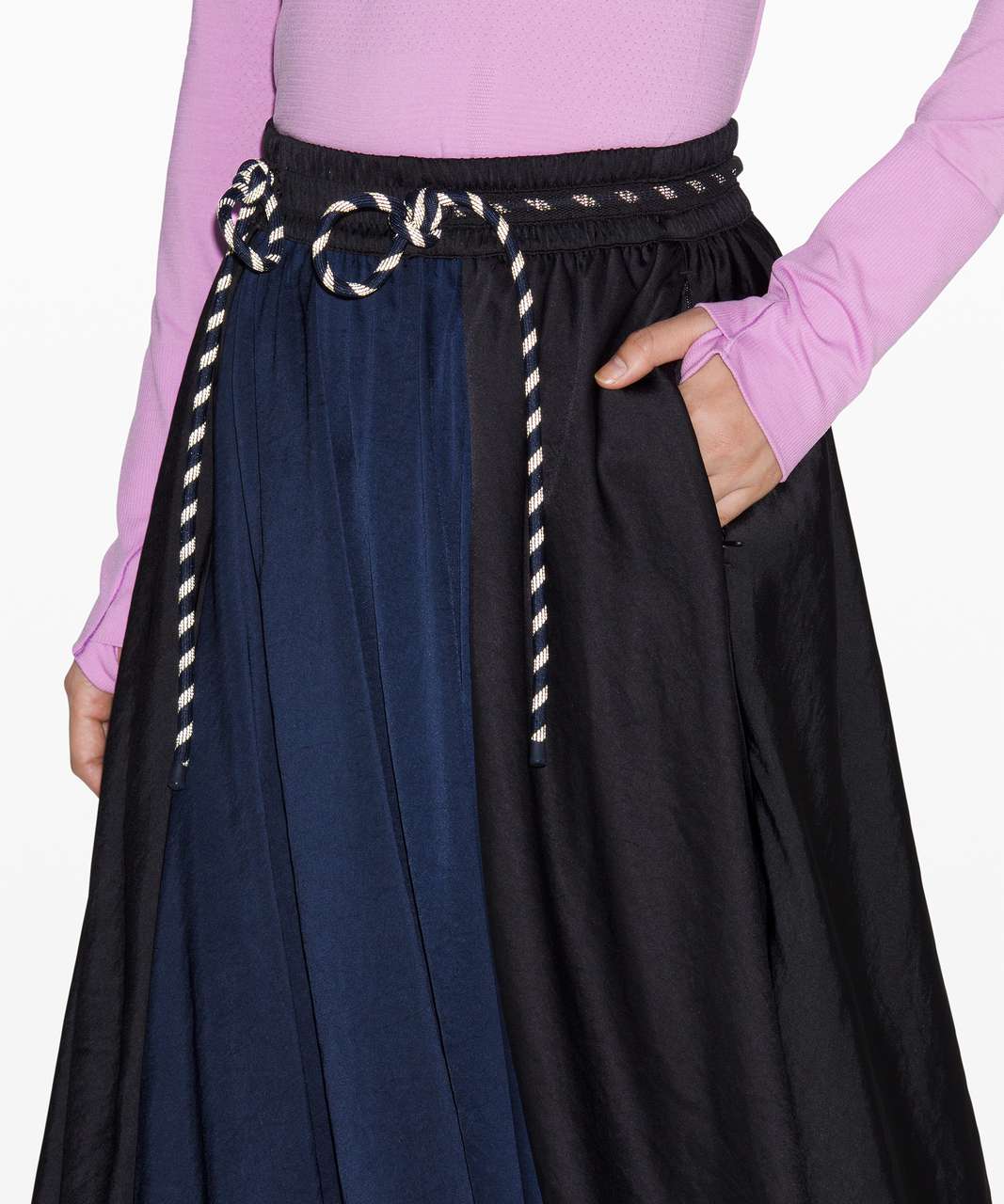 Lululemon Face Forward Skirt *lululemon x Roksanda - Black / True Navy / Sonic Yellow