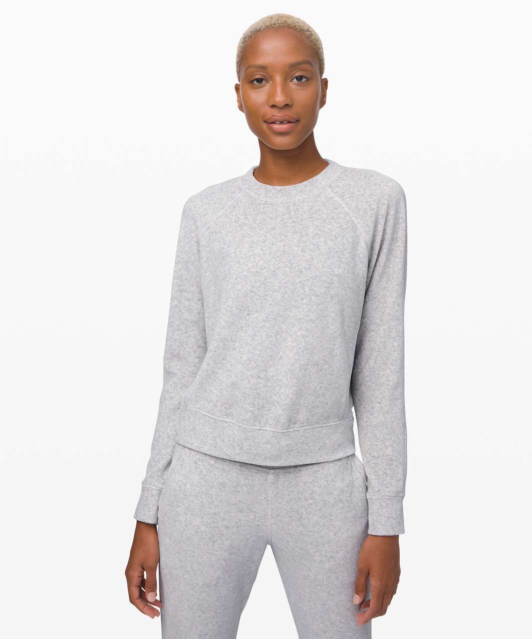 Lululemon Every Moment Crew - Heathered Core Ultra Light Grey