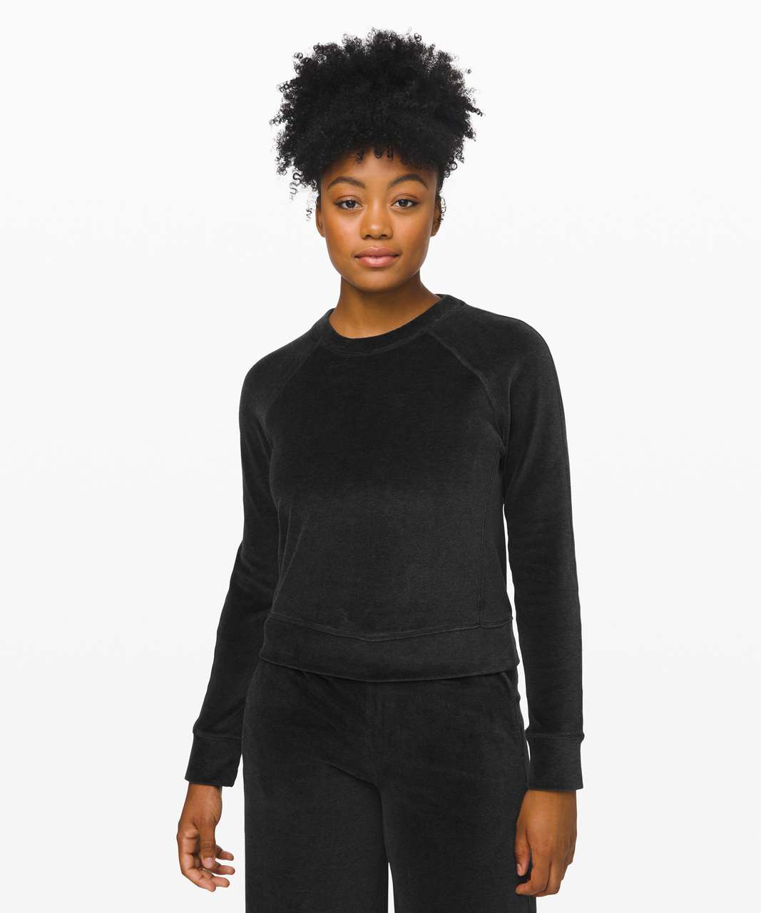 Lululemon Every Moment Crew - Heathered Black