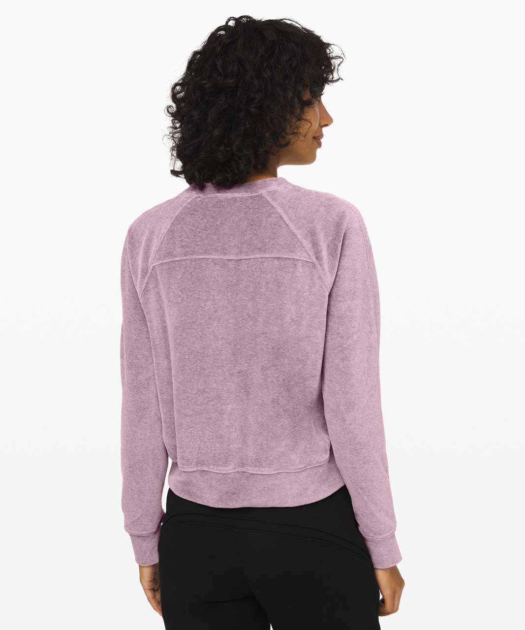 Lululemon Every Moment Crew - Heathered Frosted Mulberry