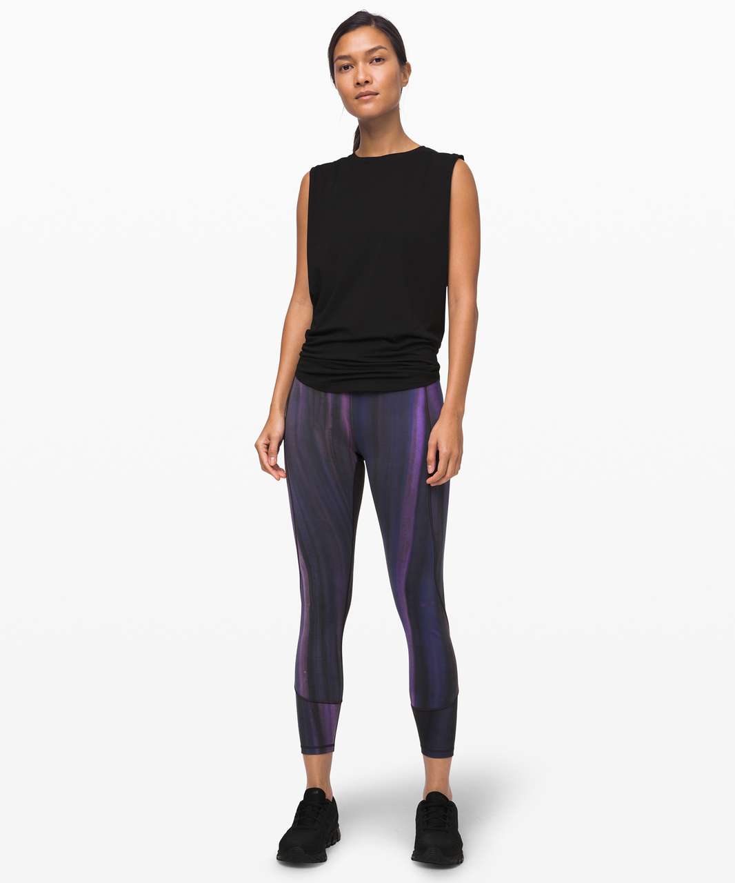 Lululemon In Movement Tight 25" *Spray Dye Everlux - Brushed Spray Dye Lunar Purple Intergalactic