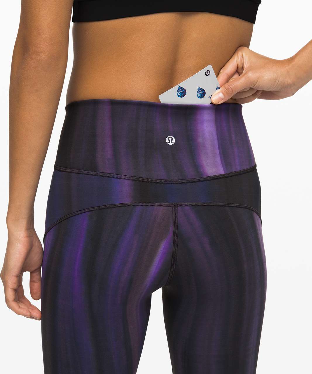 Lululemon In Movement Tight 25" *Spray Dye Everlux - Brushed Spray Dye Lunar Purple Intergalactic