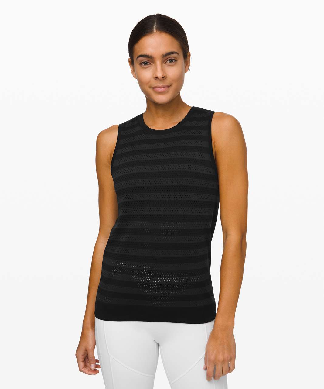 Lululemon Breeze By Muscle Tank - Black / Deep Coal