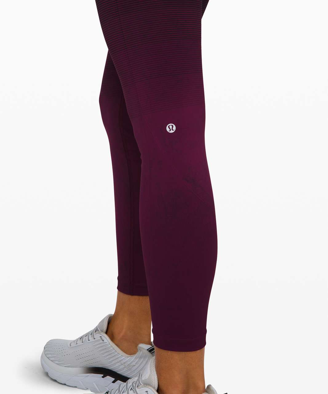 Lululemon Women's Ebb To Train Tight Wash White/Black/Luna Size 12