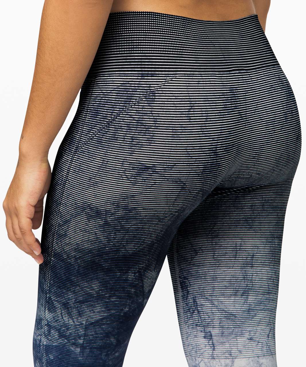 lululemon athletica, Pants & Jumpsuits, Lululemon Ebb To Train Leggings  In Black White Luna Wash Ombre Xs