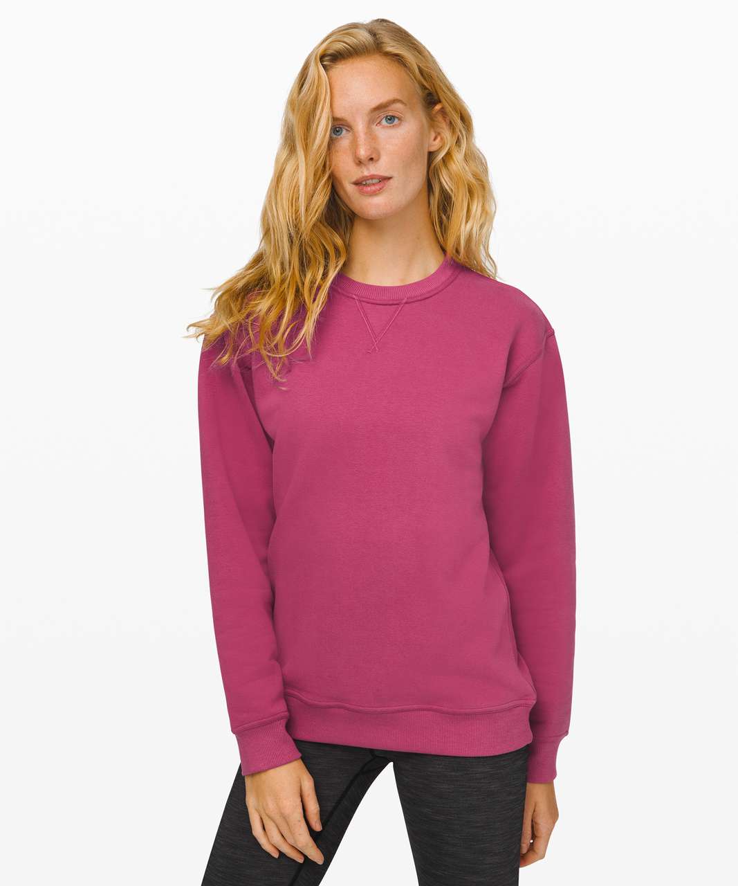 Lululemon All Yours Crew - Moss Rose - lulu fanatics