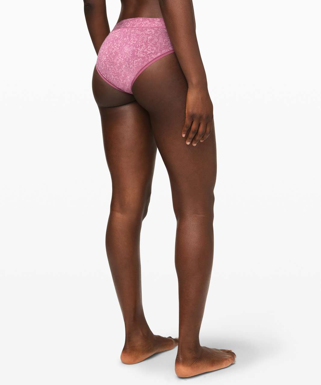 Lululemon Mula Bandhawear Bikini - Floral Stitch Pink Taupe Moss Rose