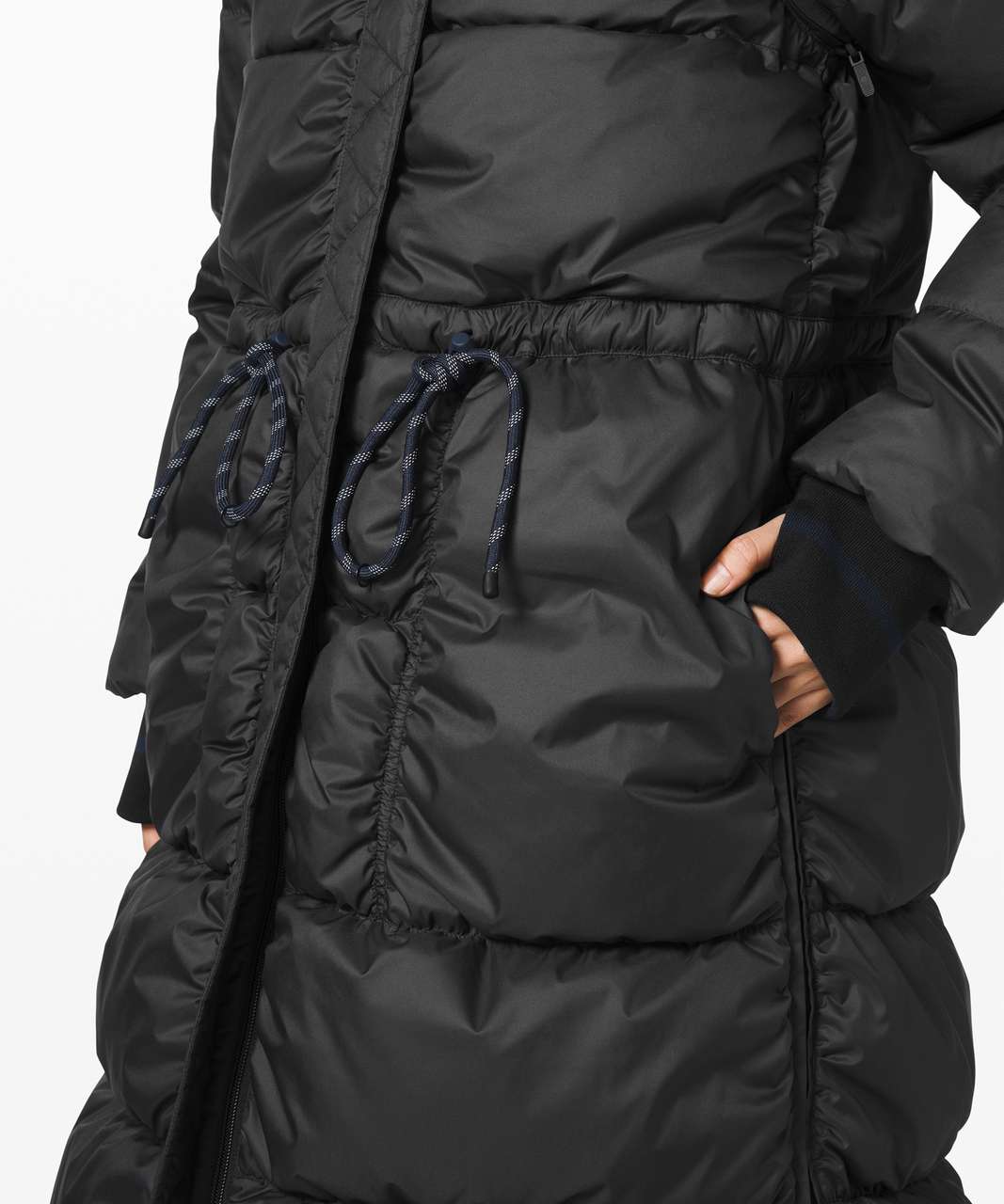 Lululemon Inner Expanse Infinity Coat *lululemon x Roksanda - Black / True  Navy - lulu fanatics