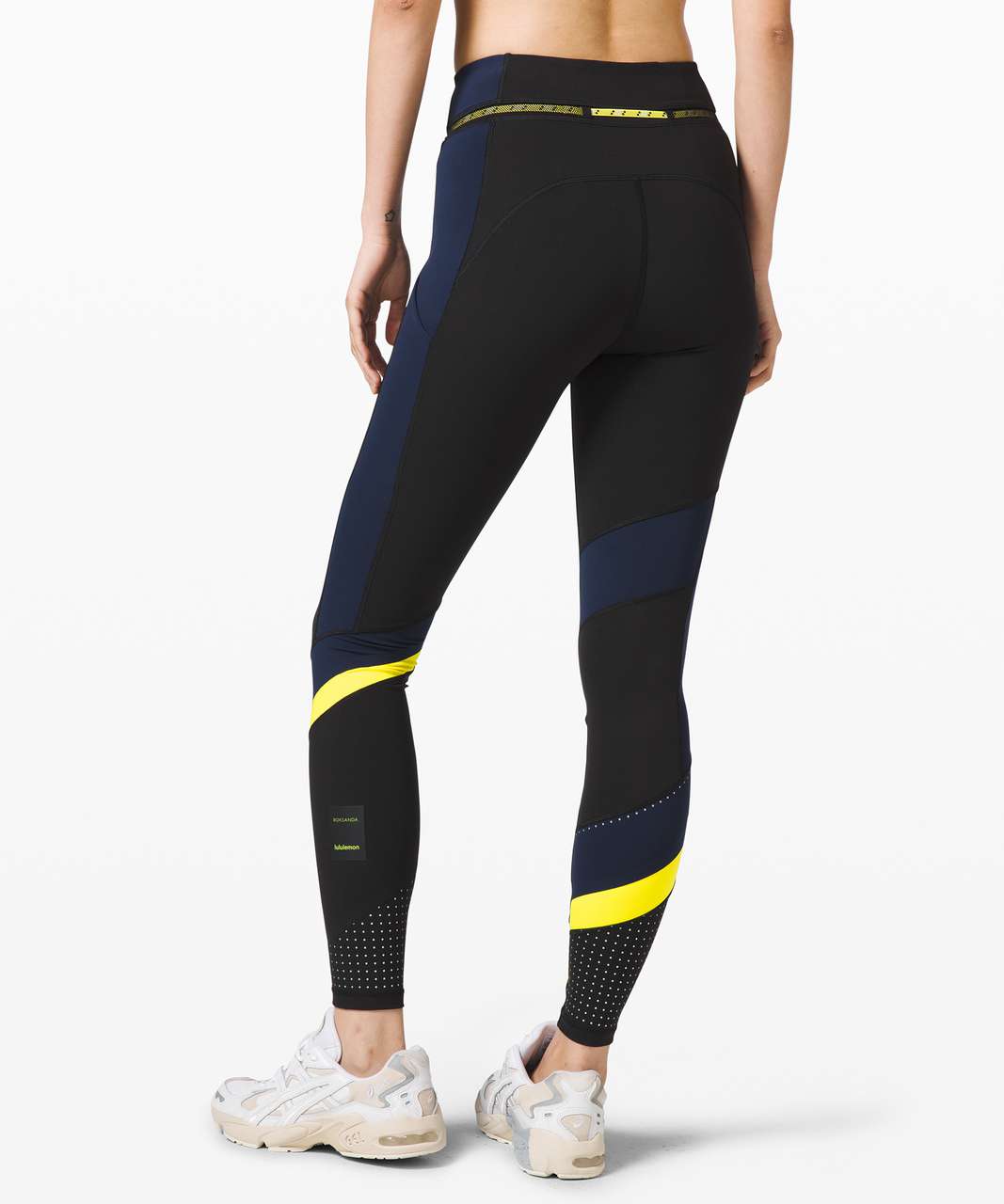 Lululemon Break New Ground Tight *lululemon x Roksanda - Black / True Navy / Sonic Yellow