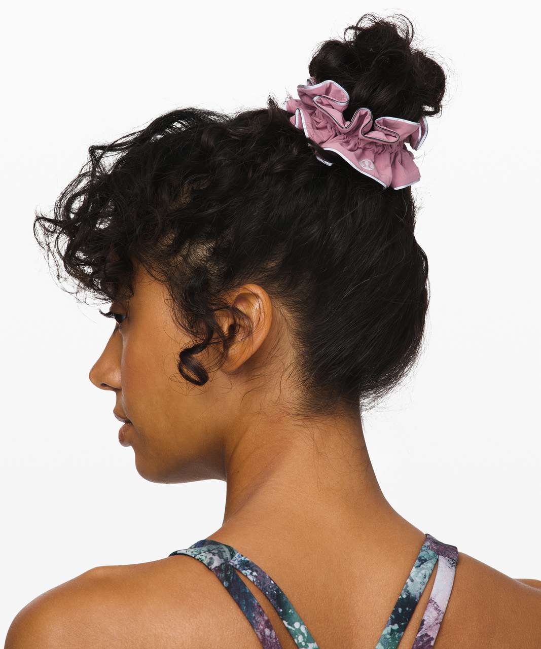 Lululemon Light Locks Scrunchie II - Pink Taupe