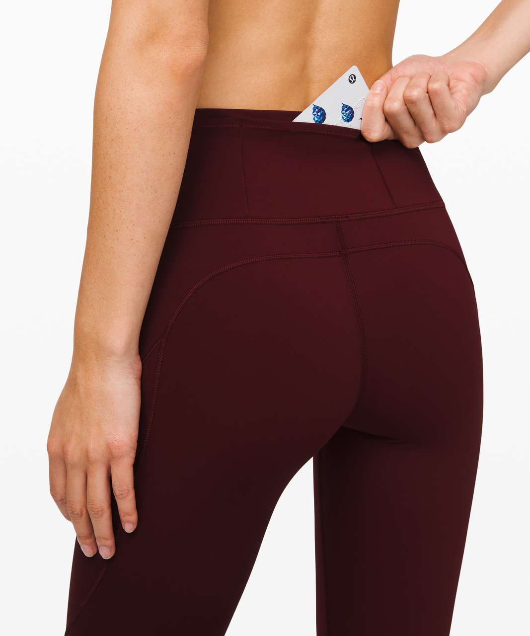 NWT Lululemon Fast & Free Tight 25 Non-Reflective LW5BXQS GARN Garnet Size  6