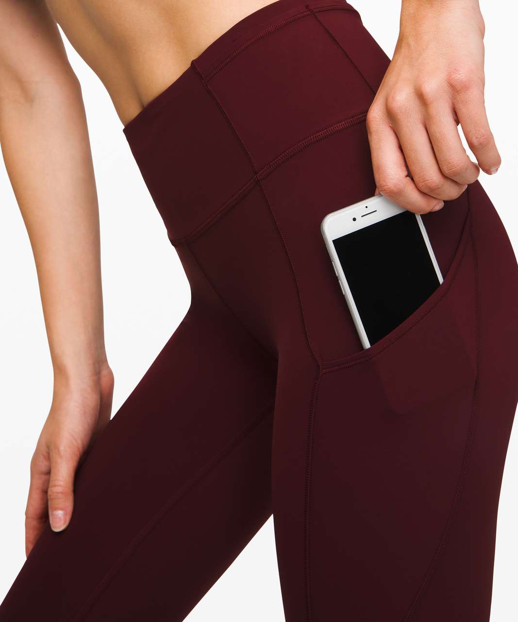 Lululemon Fast and Free Tight 28 *Non-Reflective - Garnet - lulu fanatics