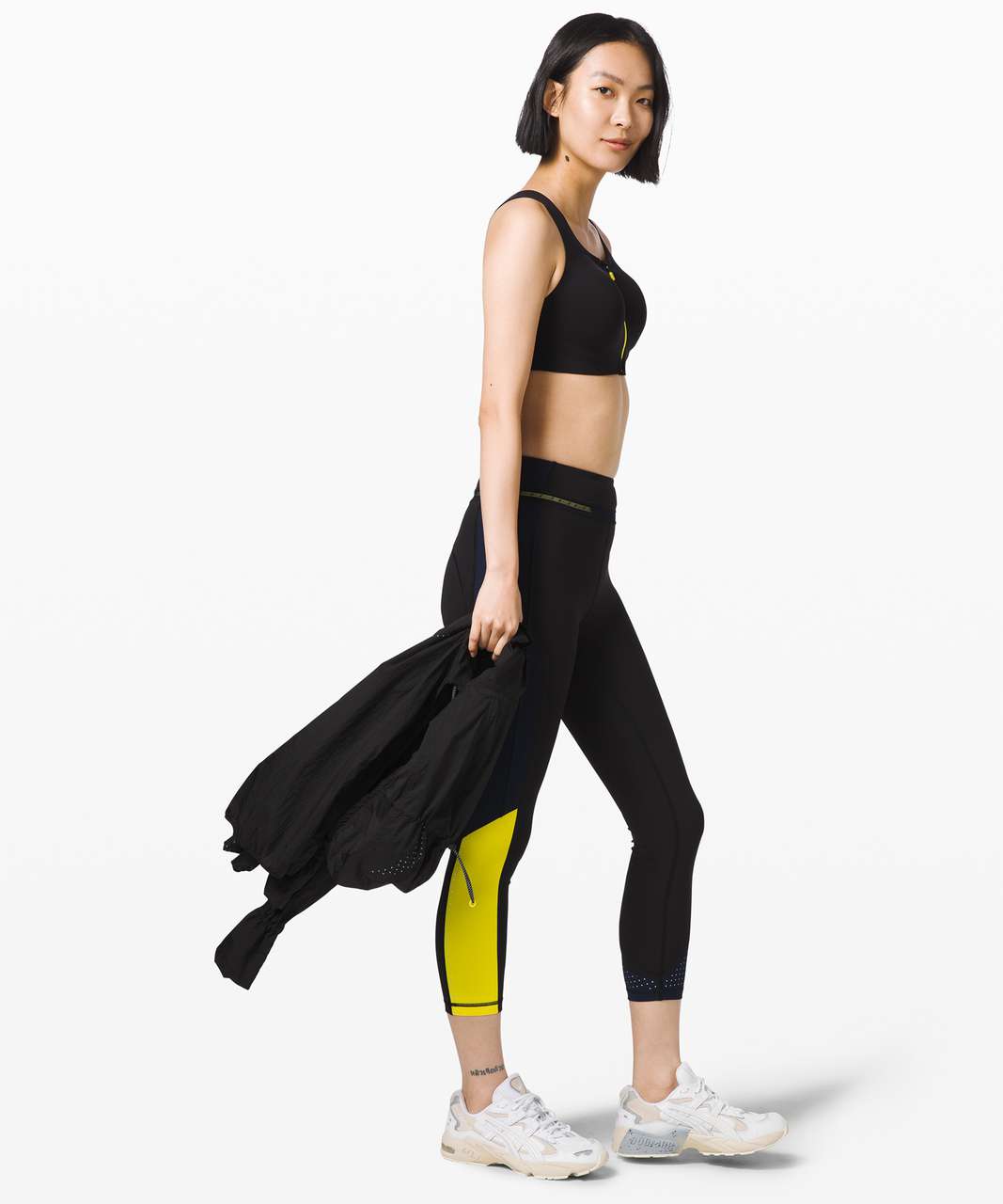 Lululemon Break New Ground Enlite Bra *lululemon x Roksanda - Black / True Navy / Sonic Yellow