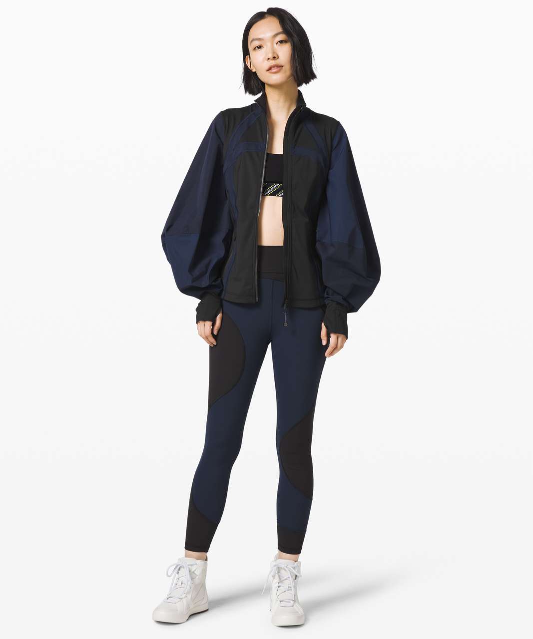 Lululemon Face Forward Define Jacket *lululemon x Roksanda - Black / True Navy / Sonic Yellow