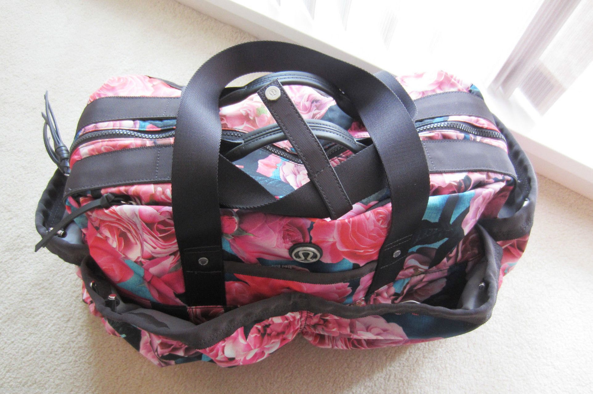 Lululemon Yoga On The Fly Duffel - Secret Garden - lulu fanatics