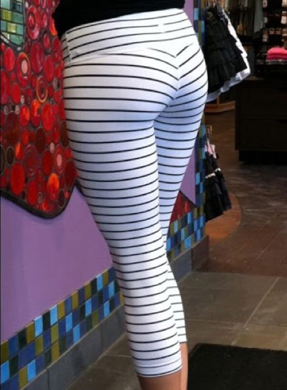 Lululemon sheer striped leggings