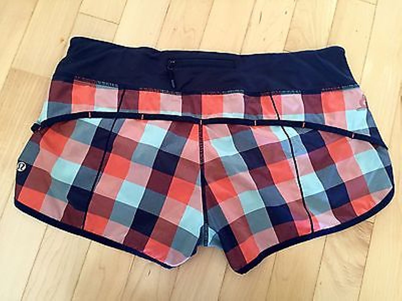 Lululemon Speed Short - Checkmate - Alarming Indigo Plaid Bronco - lulu ...