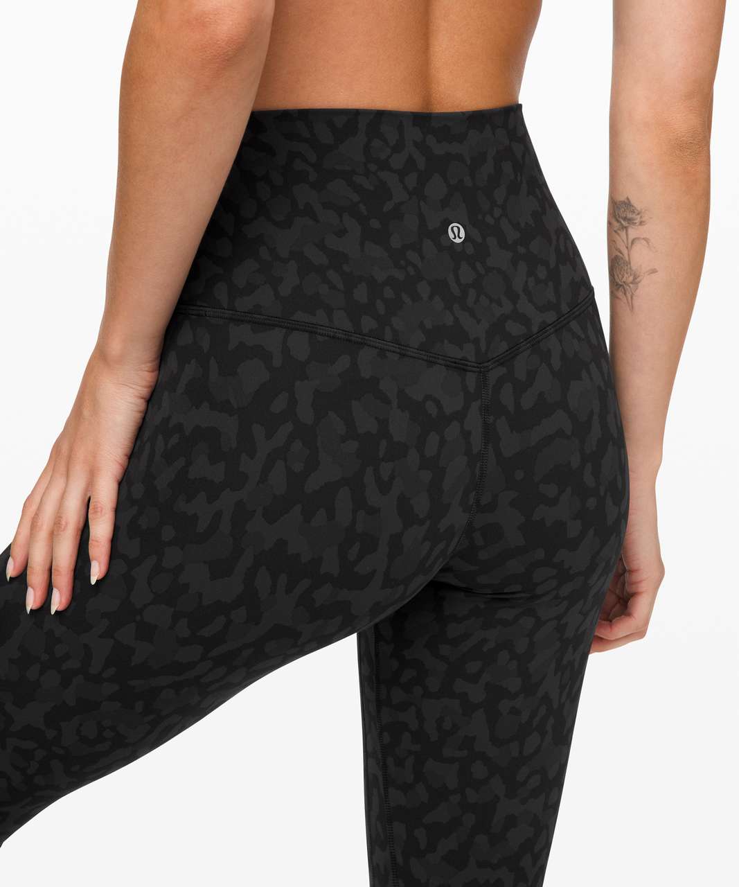 Lululemon Align Crop 23 - Formation Camo Deep Coal Multi - lulu