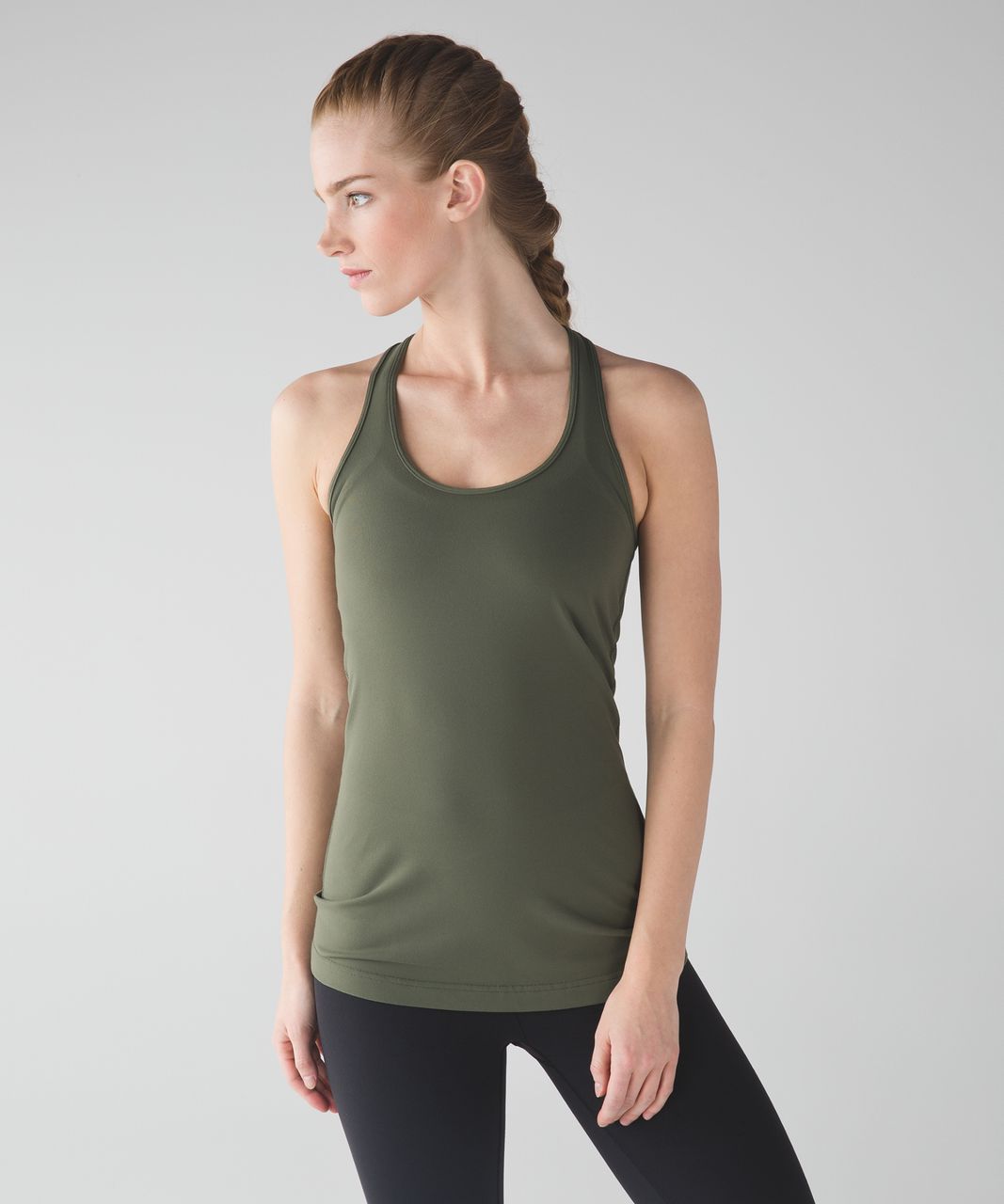 Lululemon Cool Racerback - Fatigue Green (First Release)