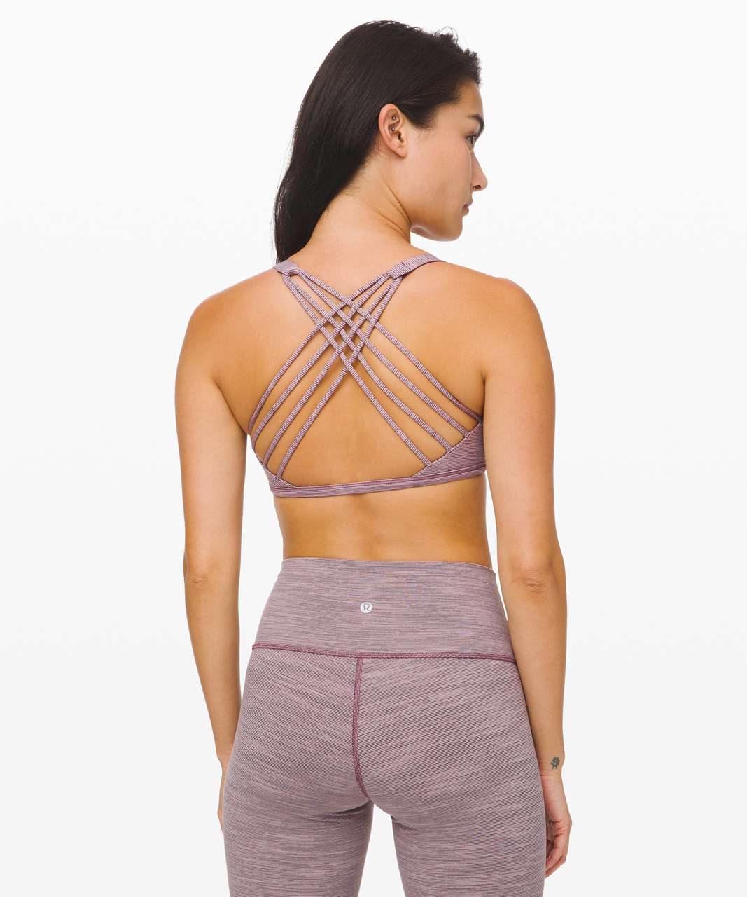 Lululemon Free To Be Bra (Wild) - Wee Are From Space Frosted Mulberry Black Currant