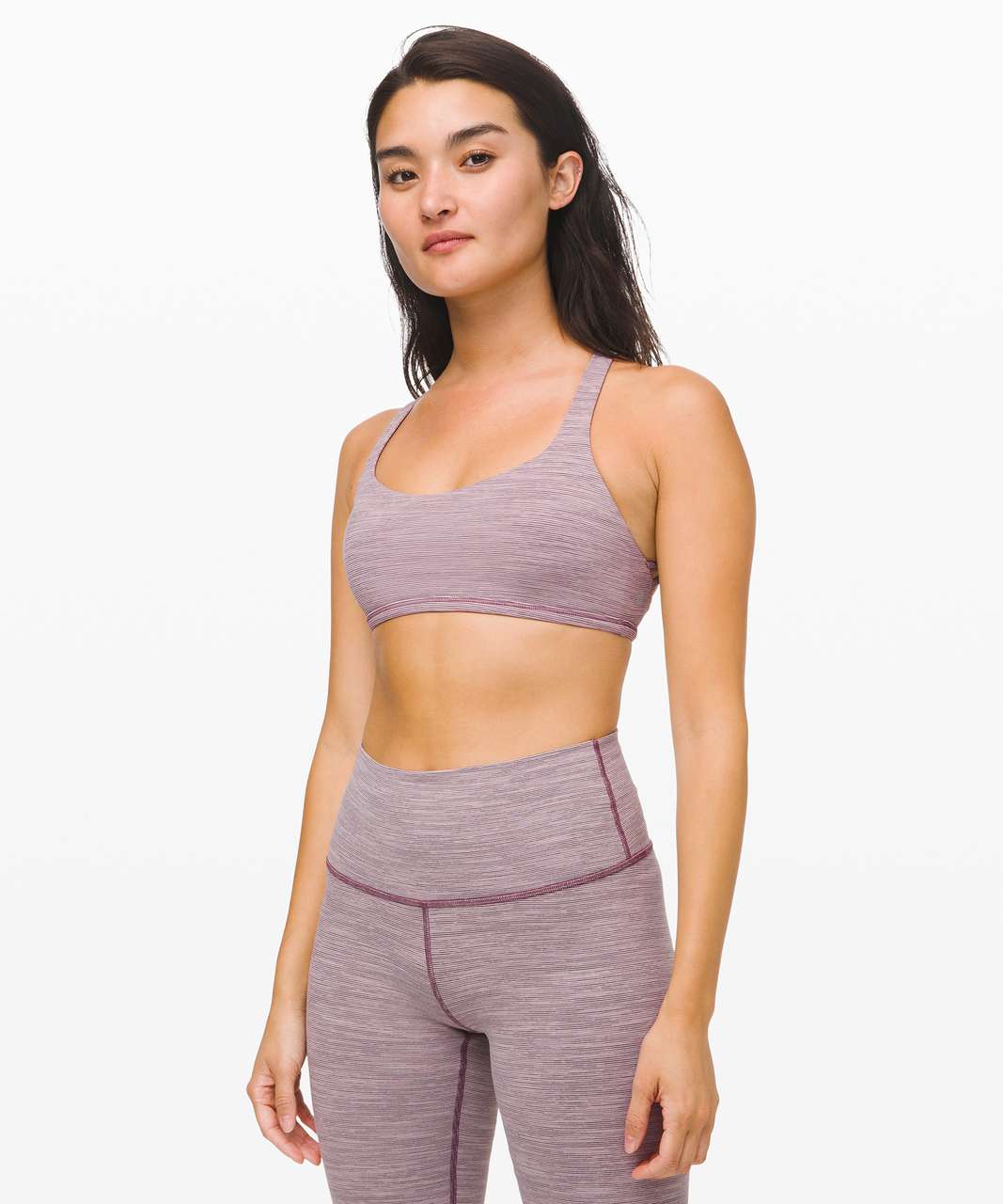 Lululemon Free To Be Bra (Wild) - Wee Are From Space Frosted Mulberry Black Currant