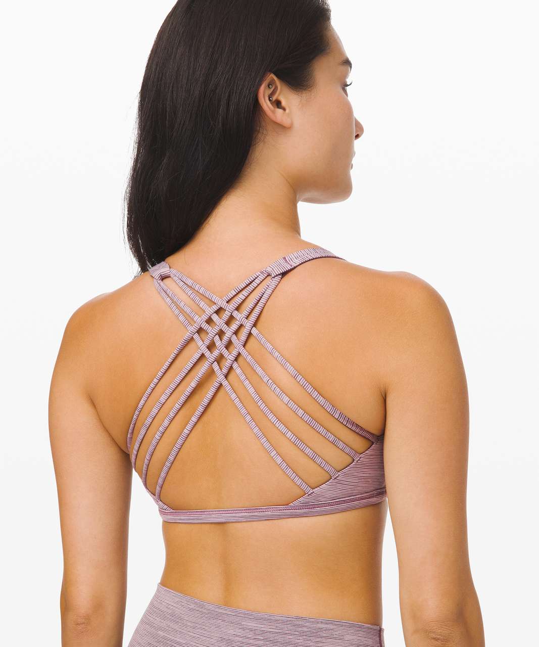 Lululemon Free To Be Bra (Wild) - Wee Are From Space Frosted Mulberry Black Currant