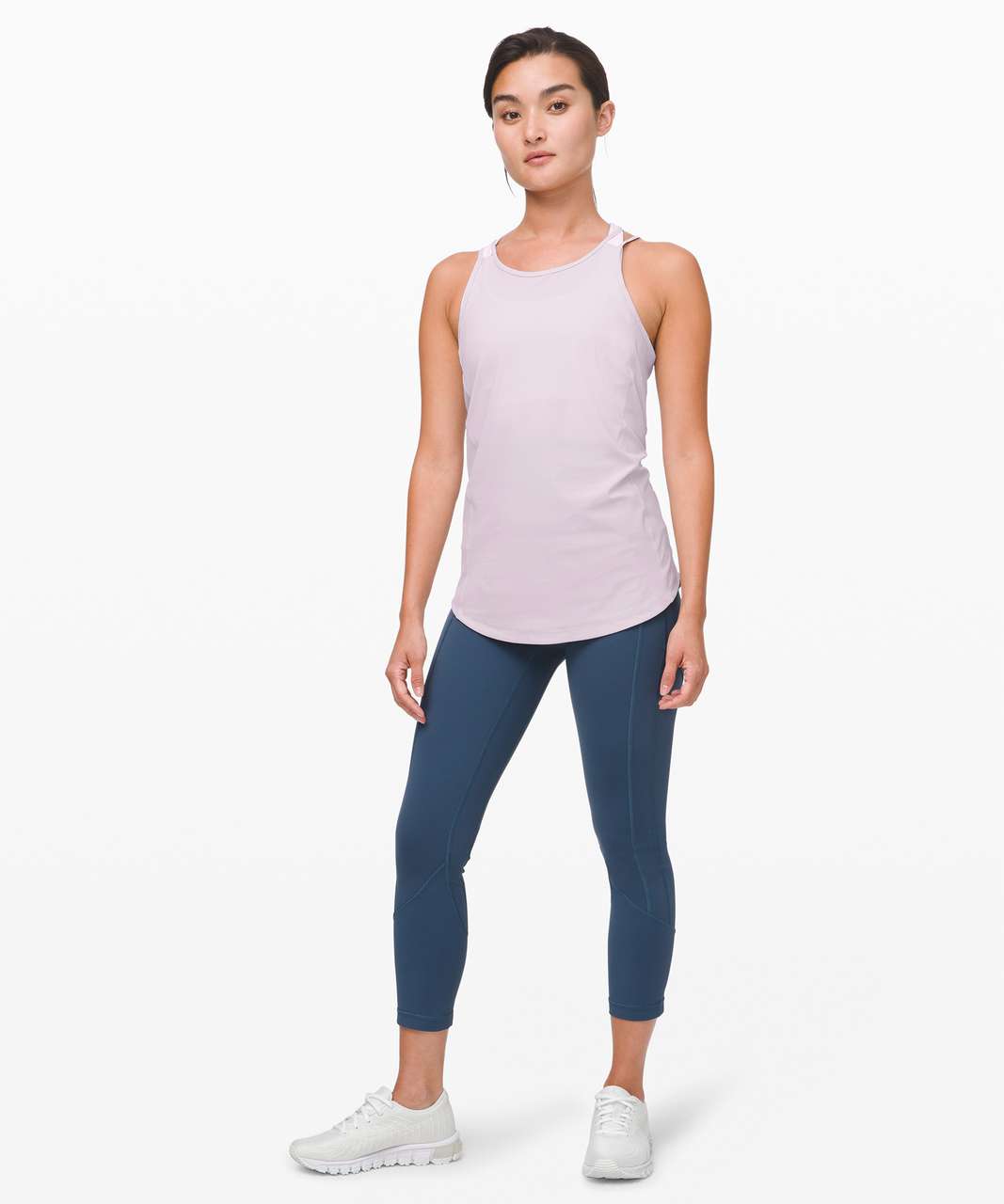 Lululemon Go For Double Tank - Silver Lilac - lulu fanatics