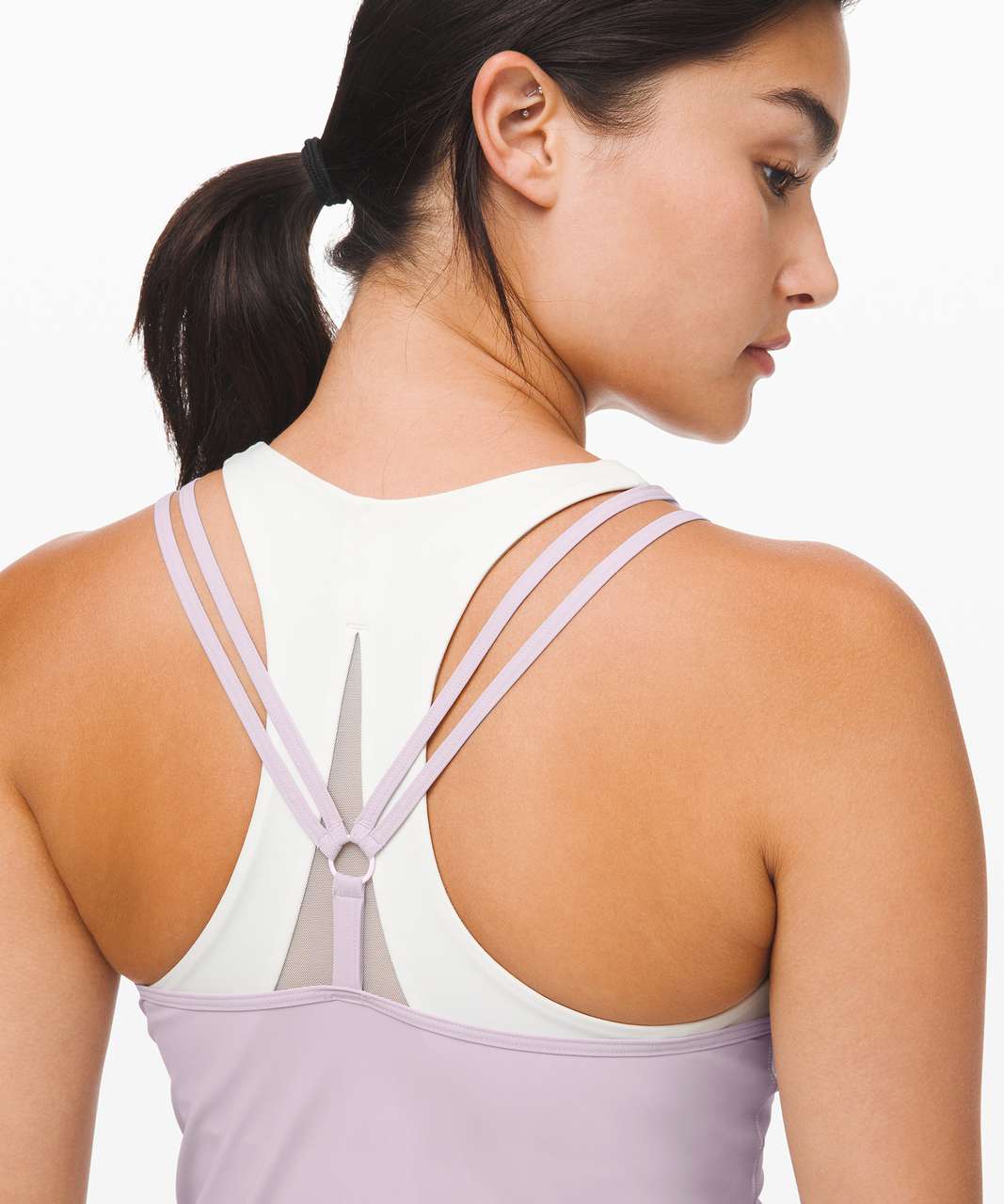 Lululemon Go For Double Tank - Silver Lilac
