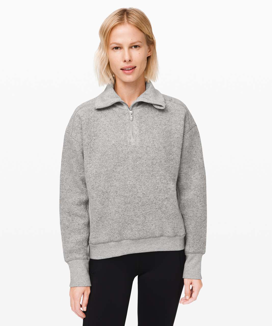 Lululemon Cozy Cuddle Up Jacket - Heathered Medium Grey / Silver Spoon -  lulu fanatics