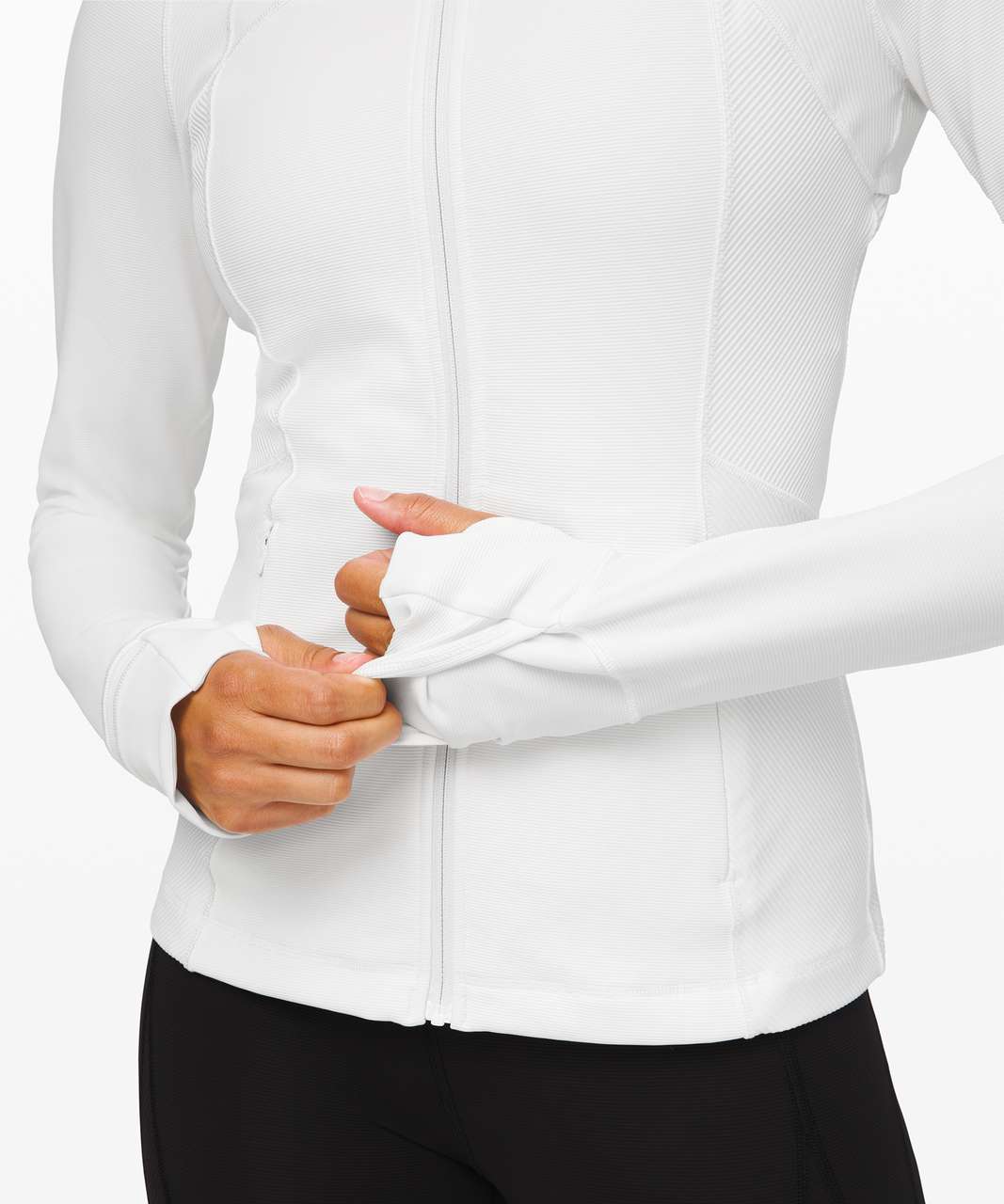 Lululemon Define Jacket *Ribbed - White - lulu fanatics