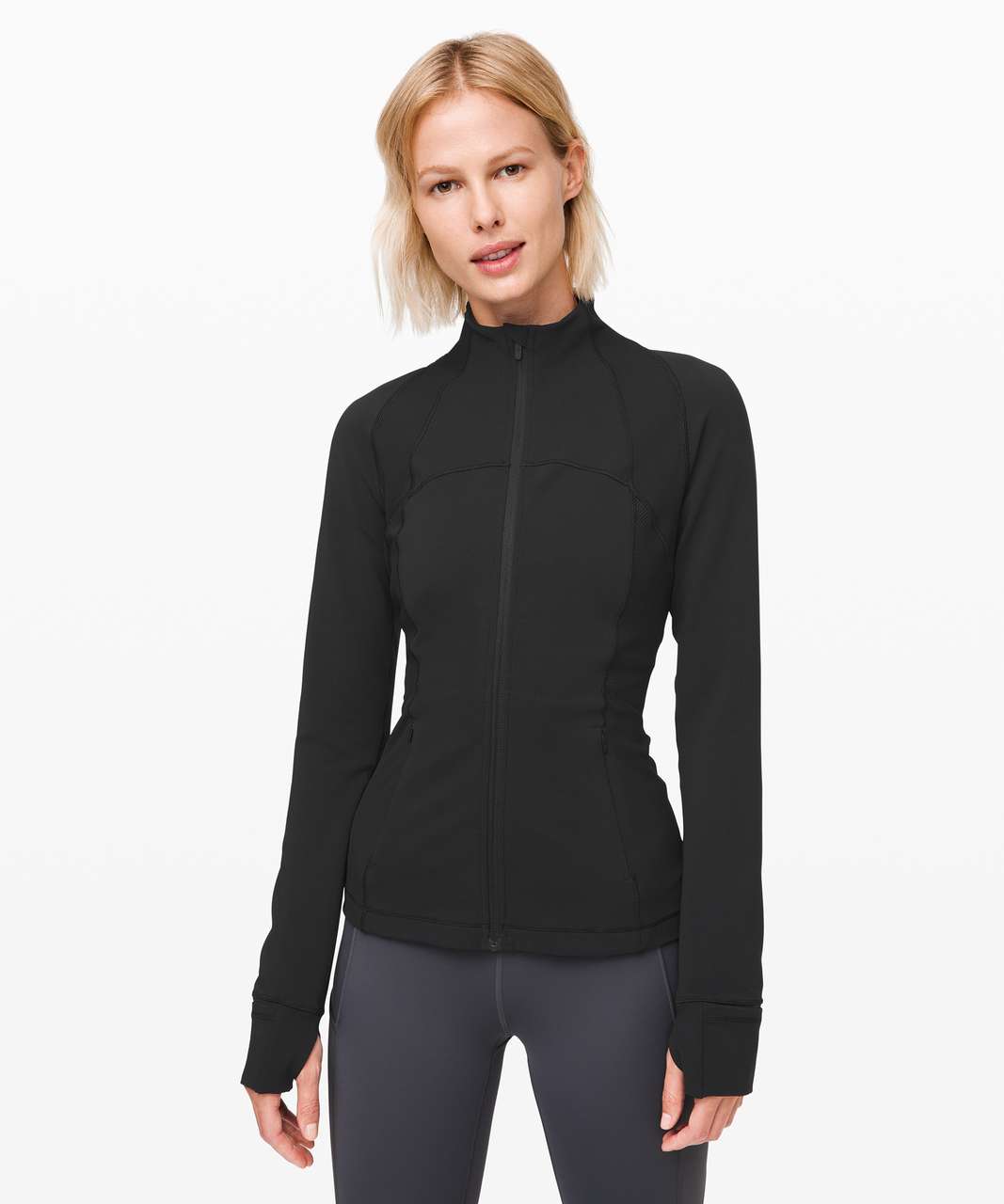 Lululemon Define Jacket - Heathered Herringbone Heathered Black Black -  lulu fanatics