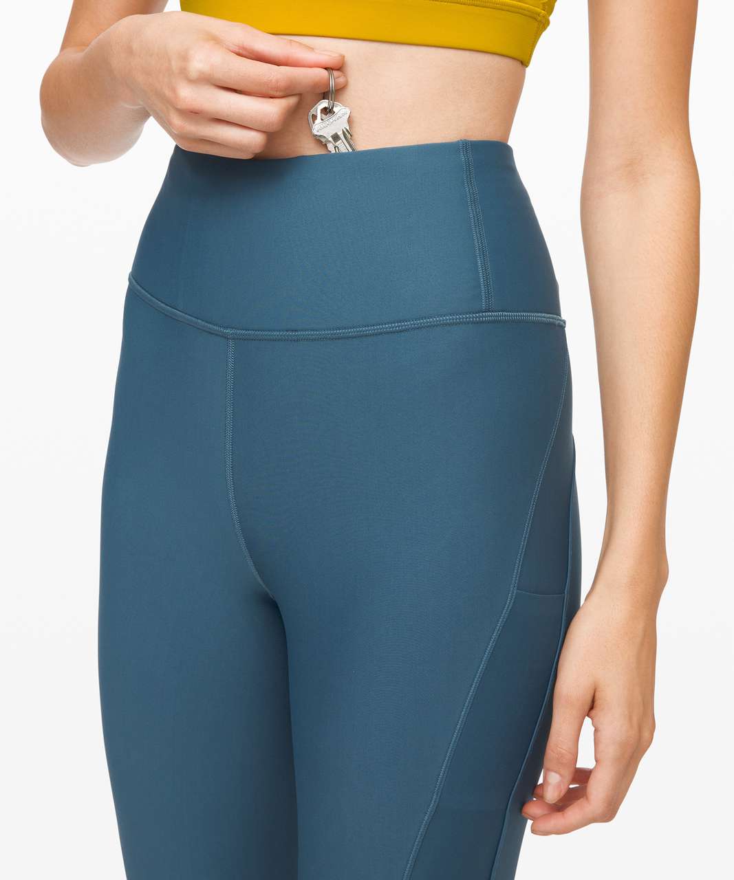 Lululemon Flurry Up Super High-Rise Tight 25 - Petrol Blue - lulu