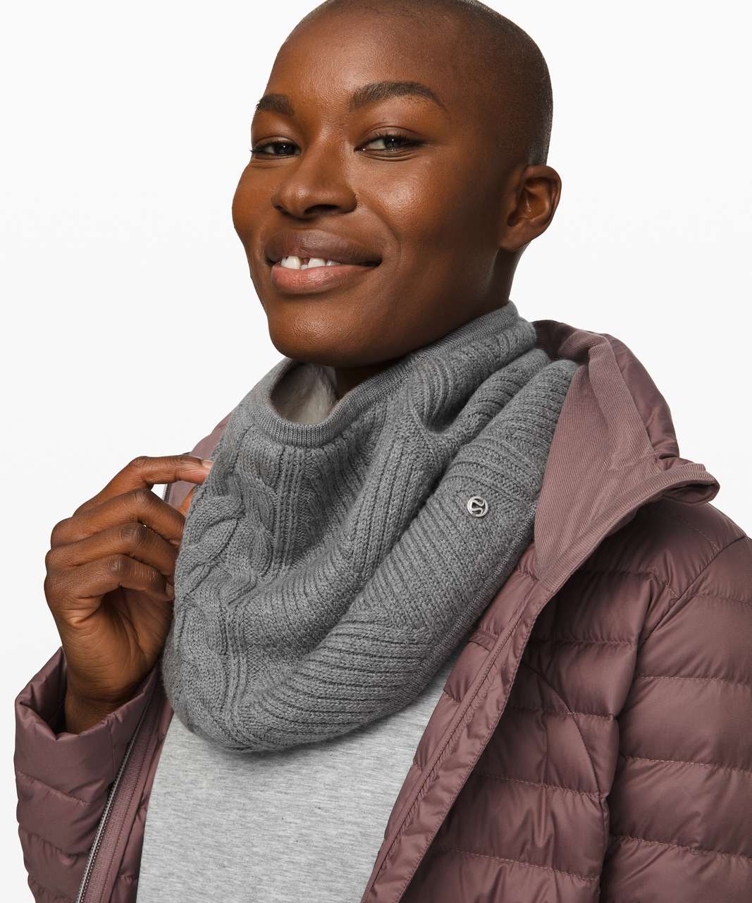 Lululemon Show Me The Sherpa Snood - Heathered Core Medium Grey