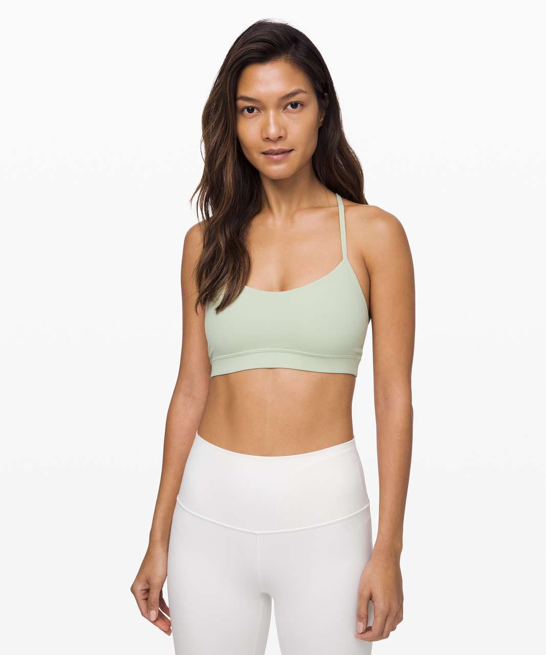 Lululemon Flow Y Bra *Nulu - Arctic Mint - lulu fanatics