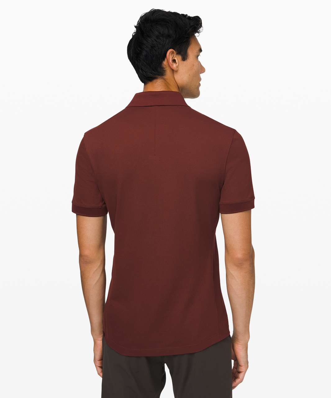 Lululemon Tech Pique Polo - Mahogany