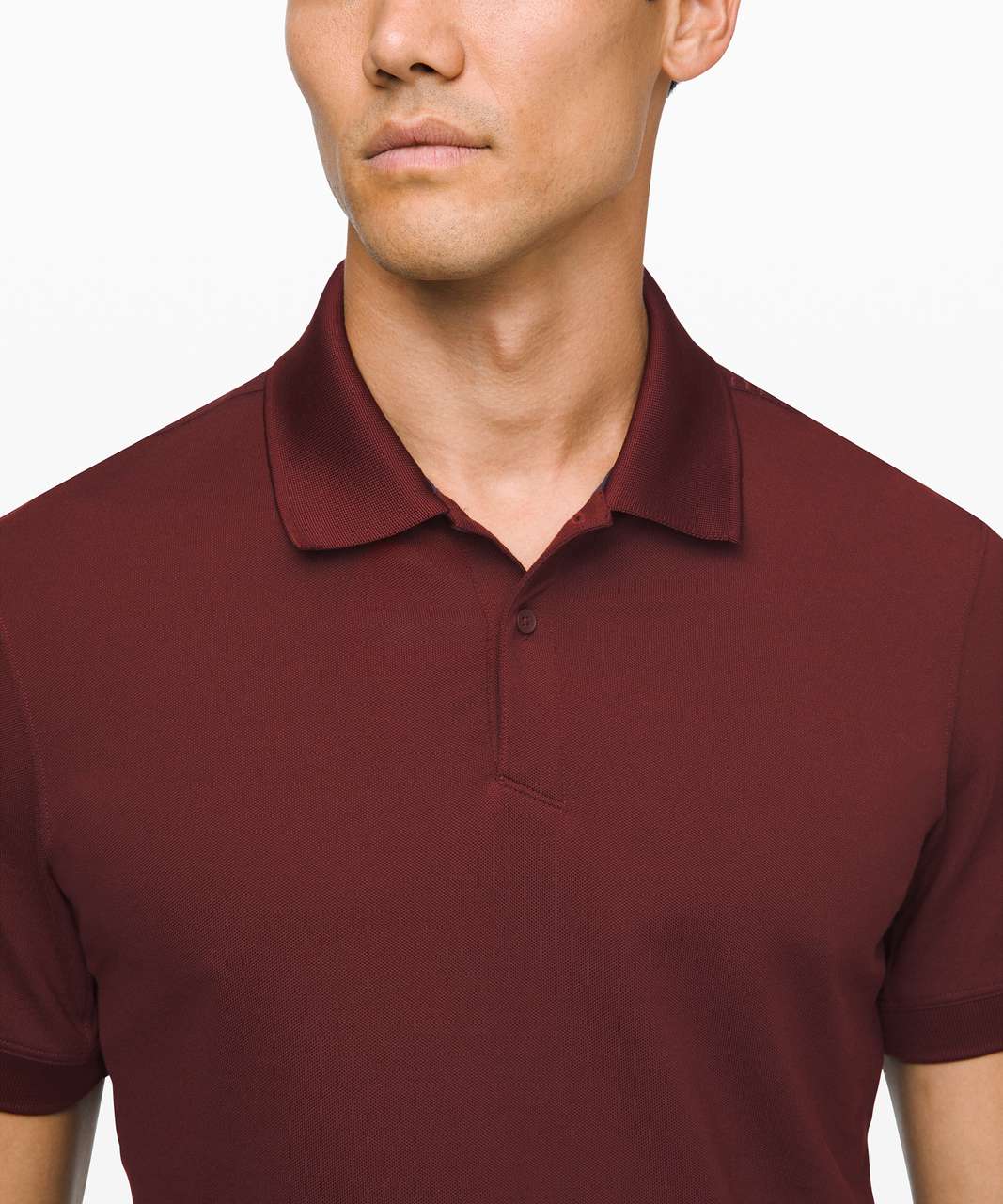 Lululemon Tech Pique Polo - Mahogany