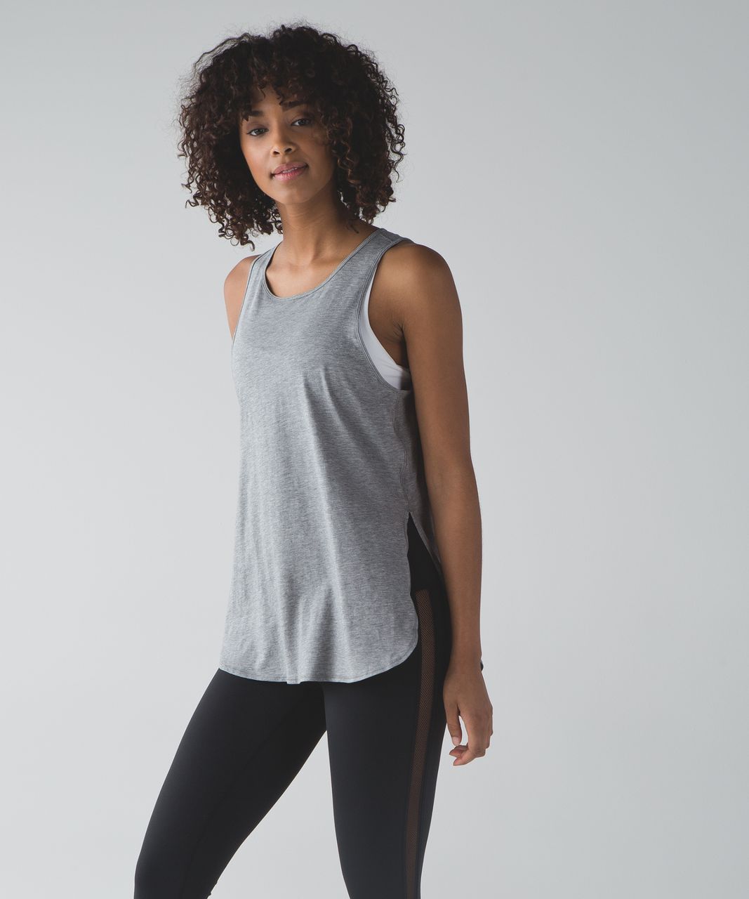 Lululemon Cruiser Tank - Heathered Medium Grey