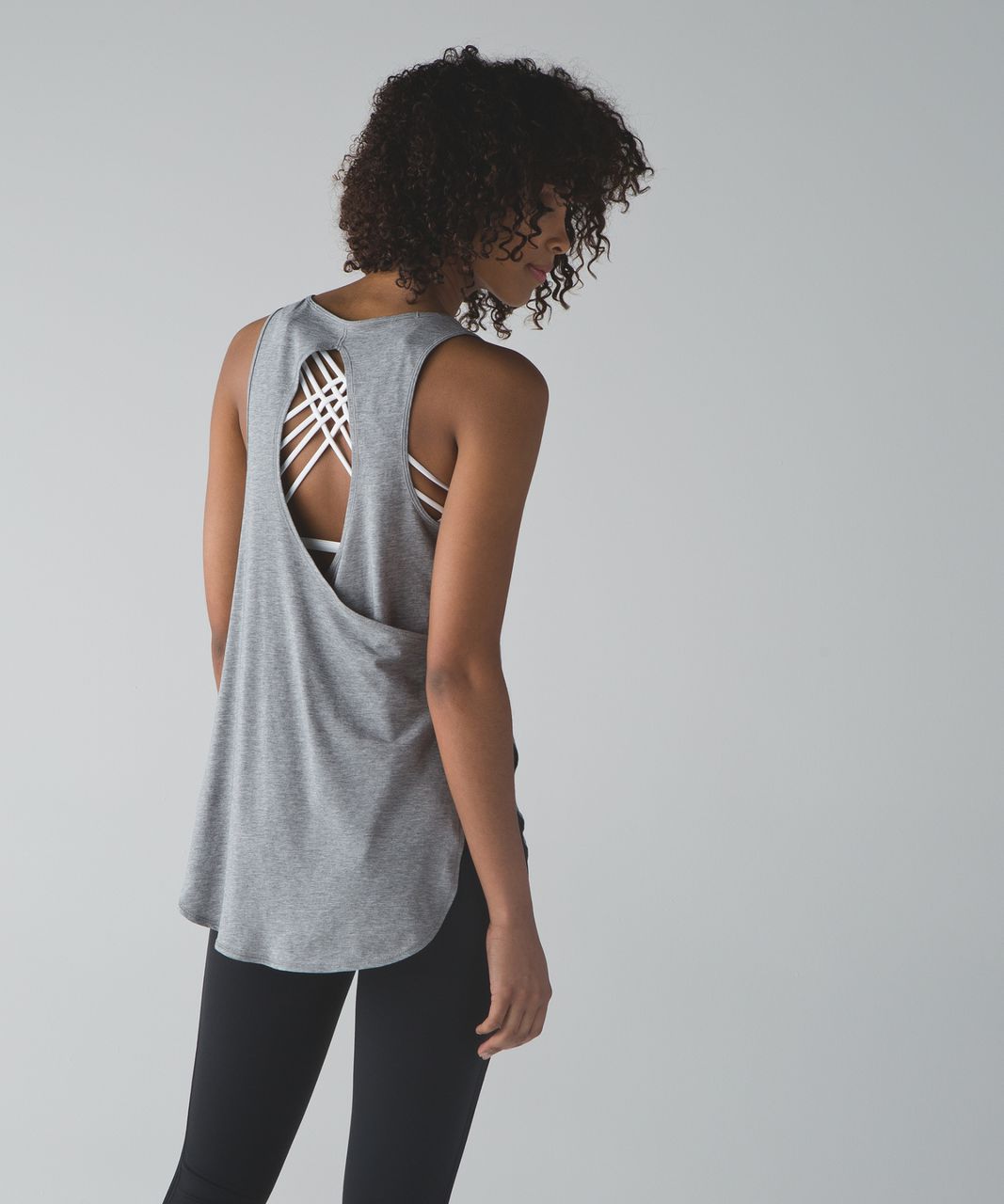 Lululemon Cruiser Tank - Heathered Medium Grey