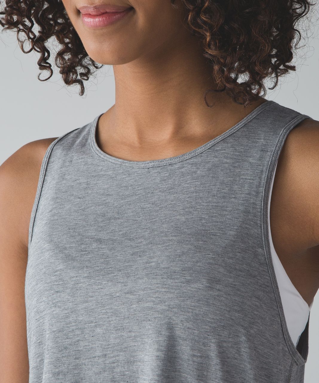 Lululemon Cruiser Tank - Heathered Medium Grey