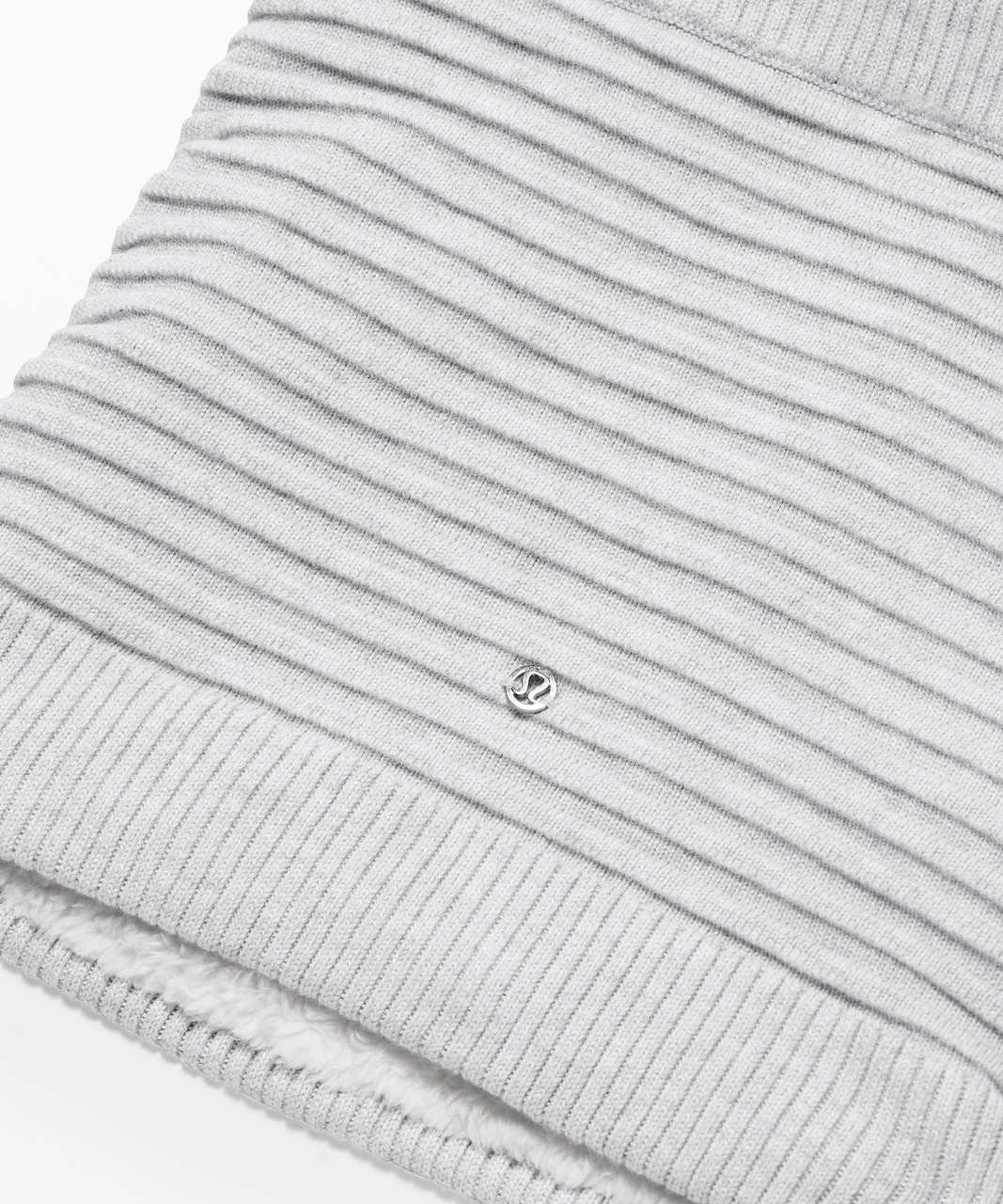 Lululemon Sweet and Sherpa Neckwarmer - Heathered Core Ultra Light Grey