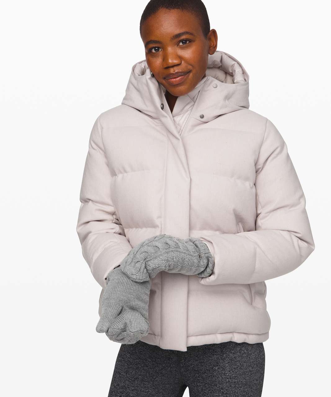 Lululemon Show Me The Sherpa Mittens - Heathered Core Medium Grey